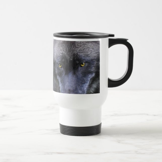 GRÅTT VARG Wildlife Gift Mugg (Höger)