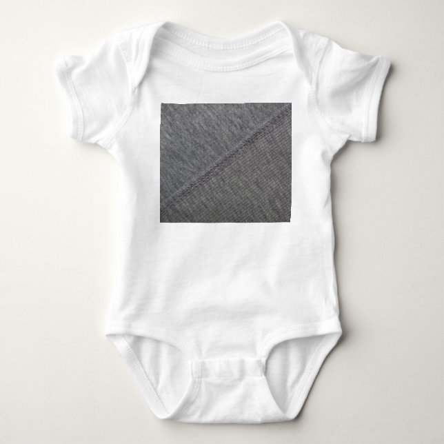 Grått-väv: abstrakt sydd struktur. t shirt (Framsida)