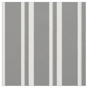 Grått Vitt Lodrät Rand Elegant Unisex Neutralt Tyg