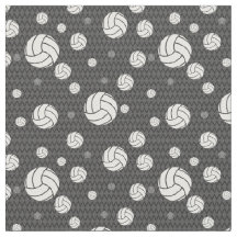 Grått Volleyball Chevron Patterned