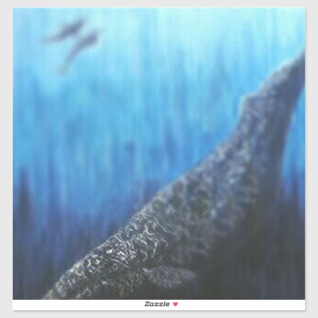 Grått wale#2 klistermärken (Ark)