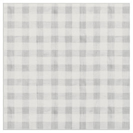 Grått Watercolor Gingham Fabric Tyg