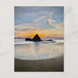 Grått Whale Cove State Beach, Kalifornien Vykort