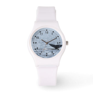 Grått Whale Svan Armbandsur