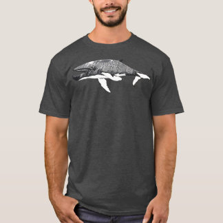 Grått Whale T Shirt