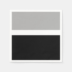 Grått White Black Färg Stil Design Pappersservett