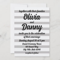 Grått White Candy Rand Cute Beach Wedding