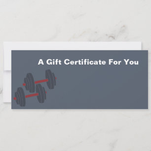 Grått White Corporate Hälsa Gift Certificate