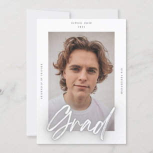 Grått White Neon Mod GRAD Photo College Universite Meddelande