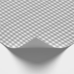 Grått White Play Gingham Land Farmhouse Simple Presentpapper