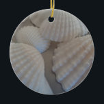 Grått White, Seashells, Sea Snäcka Summer Beach Kä Julgransprydnad Keramik<br><div class="desc">Grått White,  Seashells,  Sea Snäcka Summer Beach Kärlek</div>