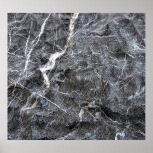 Grått White Veeld Stone Yta Poster