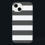 Grått Wide Rand<br><div class="desc">Cute,  gigantiskt modernt trendig,  nautiska rand mönster.</div>