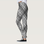 Grått Winter plaid Leggings<br><div class="desc">Det här benet har en trendig och varm vinterträkol och grått-pläterad bakgrund. Det här är en perfekt färg som matchar alla julstämningar.</div>