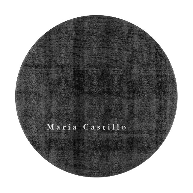 Grått Wood Background minimalist Modern Namn (Framsidan)