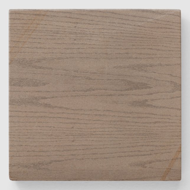 Grått Woodgrain Square Underlägg (Framsidan)