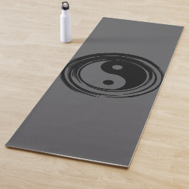 Grått Ying Yang Harmony Yoga Mat