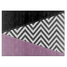 Grått Zigzag, Grått Chevron, Zigzag Mönster, Lila