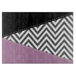 Grått Zigzag, Grått Chevron, Zigzag Mönster, Lila