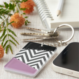 Grått Zigzag, Grått Chevron, Zigzag Mönster, Lila