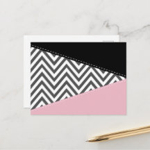 Grått Zigzag, Grått Chevron, Zigzag Mönster, Rosa