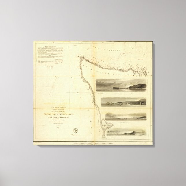 Gråttets hamnavlyssningsinlopp canvastryck (Framsida)