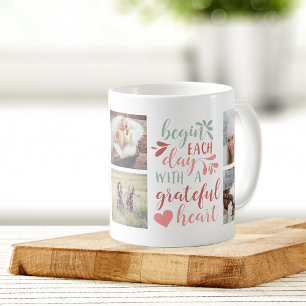 Gratthy Heart Photo Mugg