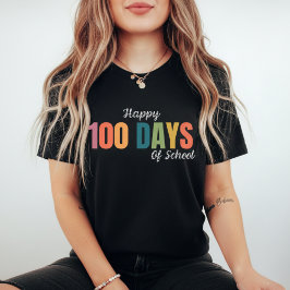 Grattis 100 dagars skola Lärare T Shirt