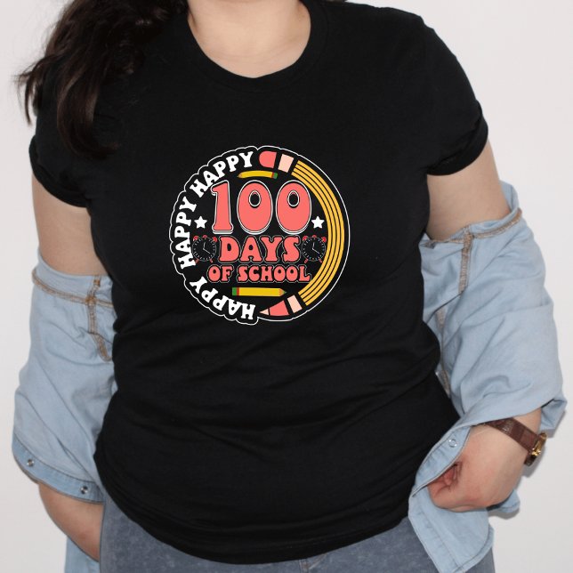 Grattis 100 skoldagar! Lärare T Shirt (100 Days of School T-shirt)