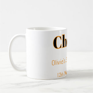 Grattis 21-årsdag skriv namn datum enkel minimal kaffemugg
