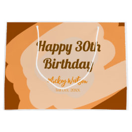 Grattis 30-årsdag rustik trä Halloween höst f