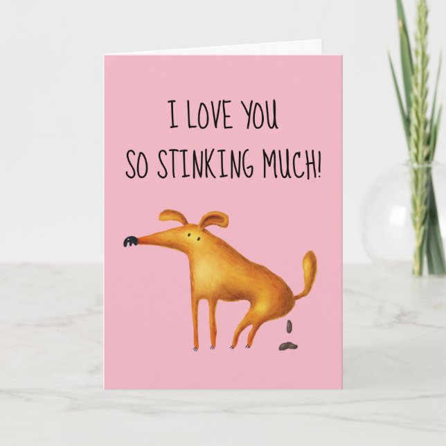 Grattis Alla Hjärtans Dag, jag älskar dig så himla Kort (Framsida)