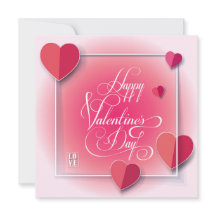 Grattis Alla Hjärtans Dag Vacker Elegant Hälsning