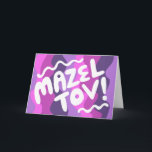 GRATTIS BAR/BAT MITZVAH Anpassningsbar Modern Vågi Kort<br><div class="desc">Handritad text av mig till dig. Lägg till din egen text på insidan av kortet eller ändra bakgrundsfärgerna. För fler designs och färger, kolla min butik! Eller låt mig veta om du vill ha något anpassat. Jag har också matchande presentpapper och såklart både Bar- och Bat Mitzvah-versioner! Fråga om du...</div>