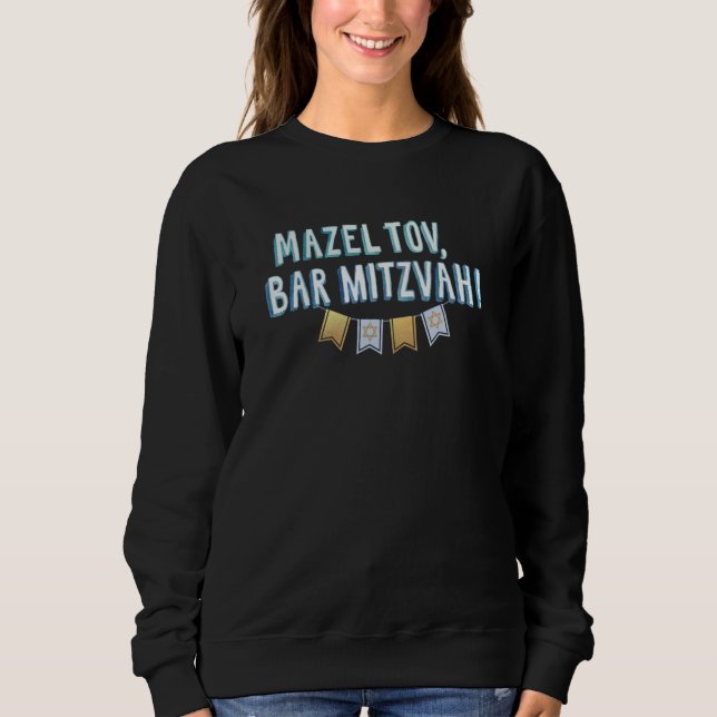 Grattis Bar Mitzvah T Shirt (Framsida)
