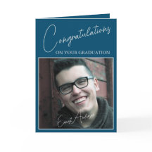 Grattis Blue Student Photo Studenten