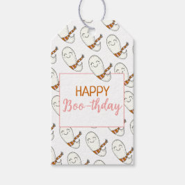 Grattis Boo-födelsedag Presentetikett