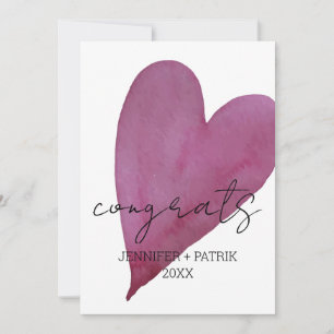 Grattis Bröllop Förlovning Gift Heart Meddelande