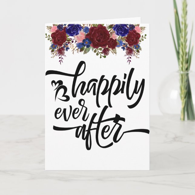 Grattis Bröllop Förlovning Giftermål Kort (Framsida)