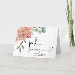 Grattis Bröllop Newly Weds Bride and Groom Kort