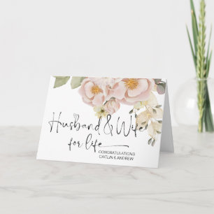 Grattis Bröllop Newly Weds Bride and Groom Kort