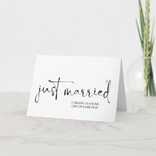 Grattis Bröllop Ny gifta Bride & Groom Kort