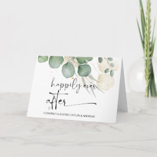 Grattis Bröllop Ny gifta Bride & Groom Kort