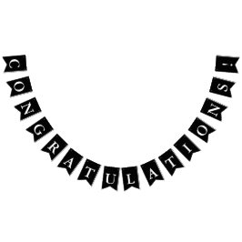 "Grattis" Buntingbaner Vimplar