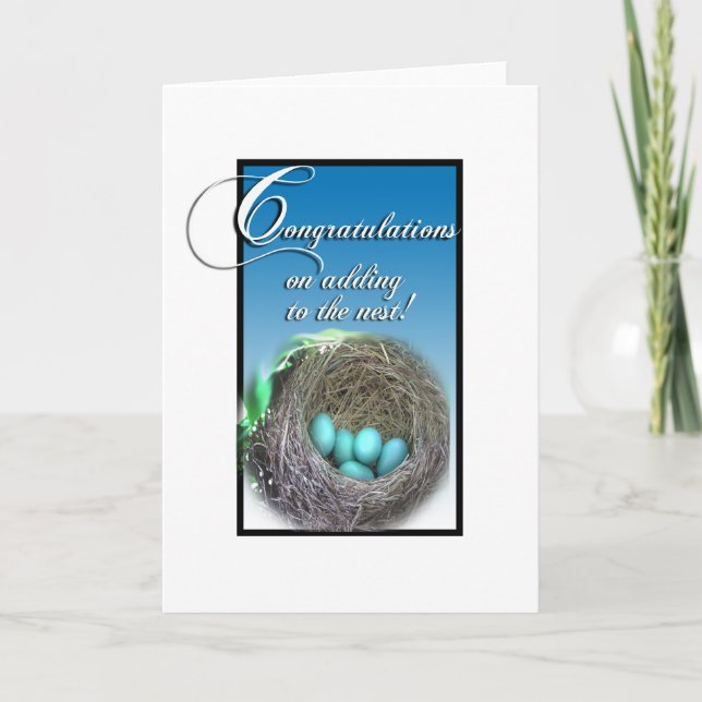 Grattis Card - (gravid eller adoption) Kort (Framsida)