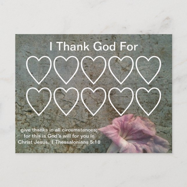 Grattis Christian Cards Vykort (Framsida)