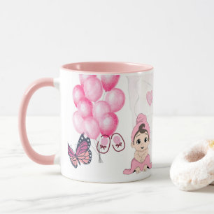 Grattis Det är en Babyflicka Mugg