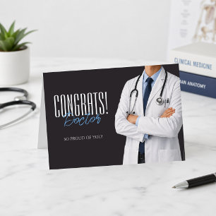 Grattis Doktor Examenshälsningskort Tack Kort