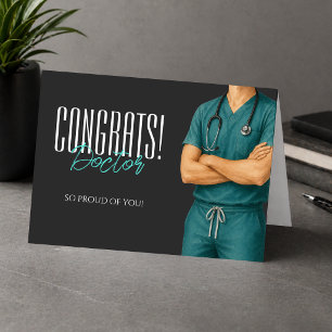 Grattis Doktor Grattulationskort för Examen Tack Kort