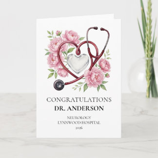 Grattis Doktor, Personlig Sjuksköterskekort Kort